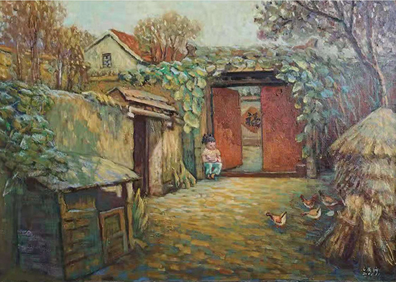 阮庆祥作品10 《温馨家园》2006年作 规格：92cmx65cm